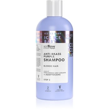 so!flow Cooling Shampoo Blonde Hair sampon violet neutralizeaza tonurile de galben - imagine 2